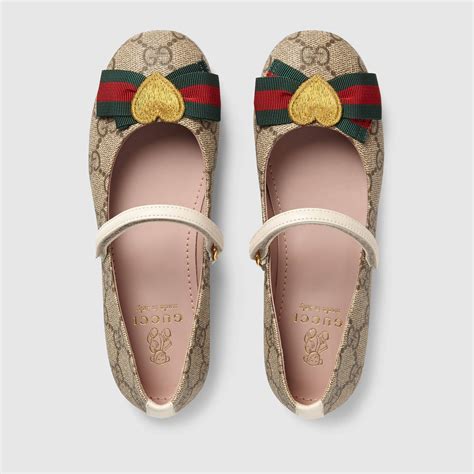 gucci baby ballet flat|gucci ballerina flats.